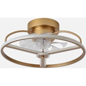 Fabrilamp Bora Gold 60W 8 Flügel Deckenventilator - Fernbedienung, Timer, Speicher Fabrilamp Bora Gold 60W 8 Flügel Deckenventilator - Fernbedienung, Timer, Speicher