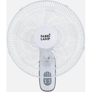 Ventilatore da Parete Cuta Bianco 3Vel 50W con Telecomando Oscillante 5 Pale 53x43x30 cm Ventilatore da Parete Cuta Bianco 3Vel 50W con Telecomando Oscillante 5 Pale 53x43x30 cm