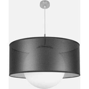 Fabrilamp Lampada da Soffitto - Moderno Nickel-Nero Argento - 60cm Fabrilamp Lampada da Soffitto - Moderno Nickel-Nero Argento - 60cm