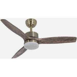 Fabrilamp Torino Rovere - Ventilatore a soffitto con telecomando, LED 3 colori, 6 velocità Fabrilamp Torino Rovere - Ventilatore a soffitto con telecomando, LED 3 colori, 6 velocità
