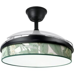 Ventilateur de plafond Moderne Noir Vert Fabrilamp - 72W 108cm LED Ventilateur de plafond Moderne Noir Vert Fabrilamp - 72W 108cm LED