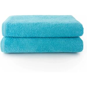 Fijalo Modèle 7040037 - Lot de 2 serviettes de bain - Aquamarine - Publicité Fijalo Modèle 7040037 - Lot de 2 serviettes de bain - Aquamarine - Publicité