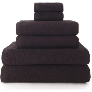 Fijalo 507040099 - Set van 4 Handdoeken - Zwart Fijalo 507040099 - Set van 4 Handdoeken - Zwart