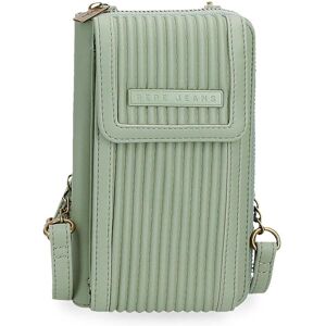 Pepe Jeans for kvinder - Aurora grøn mobiltelefon tegnebog - Casual, Syntetisk Pepe Jeans for kvinder - Aurora grøn mobiltelefon tegnebog - Casual, Syntetisk