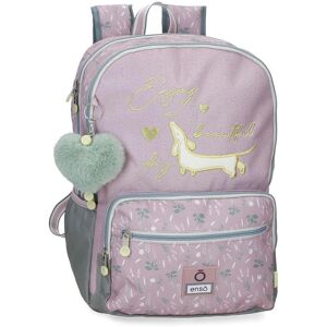 Enso Kids Purple Backpack - Casual, Double Compartment, Polyester Enso Kids Purple Backpack - Casual, Double Compartment, Polyester