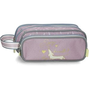 Enso Model 9514721 Triple Zip Lilac Pencil Case - Pencil Case Enso Model 9514721 Triple Zip Lilac Pencil Case - Pencil Case