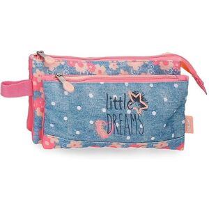 Enso Blue Kids Pencil Case - Unisex, 3 Compartments - Children's Fashion Enso Blue Kids Pencil Case - Unisex, 3 Compartments - Children's Fashion