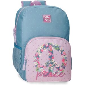 Roll Road Pink 42cm Backpack - Casual Polyester for Girls Roll Road Pink 42cm Backpack - Casual Polyester for Girls