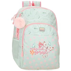 MOVOM Verzauberte Wald Grüne Polyester-Schultasche MOVOM Verzauberte Wald Grüne Polyester-Schultasche