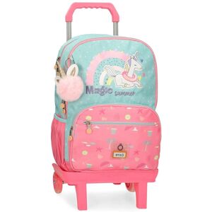 Enso Mädchen Pink Grün Sommer Rucksack - Casual Kinder Mode Enso Mädchen Pink Grün Sommer Rucksack - Casual Kinder Mode