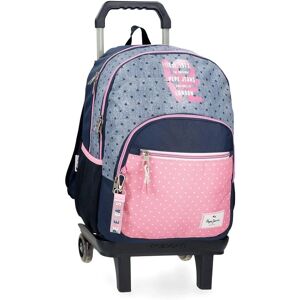 Pepe Jeans Noni Denim Backpack - Children's Casual Polyester Bag Pepe Jeans Noni Denim Backpack - Children's Casual Polyester Bag