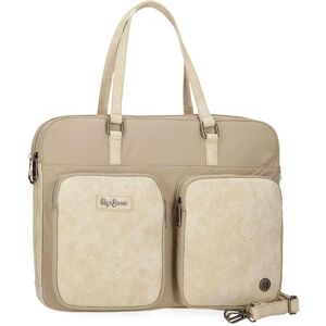 Pepe Jeans Beigekleurige Laptop Tas - Laptop Tas Pepe Jeans Beigekleurige Laptop Tas - Laptop Tas