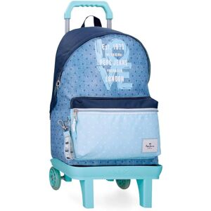 Pepe Jeans Rucksack mit Trolley - Hellblau - Backpack with Trolley Pepe Jeans Rucksack mit Trolley - Hellblau - Backpack with Trolley