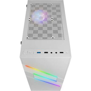 Boîtier PC Mars Gaming MC-U3 Blanc ATX - Ventilateurs ARGB Triples Boîtier PC Mars Gaming MC-U3 Blanc ATX - Ventilateurs ARGB Triples