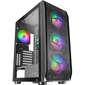 Mars Gaming MC-KX Black Tower PC Case - ARGB, E-ATX, Silent Fans Mars Gaming MC-KX Black Tower PC Case - ARGB, E-ATX, Silent Fans