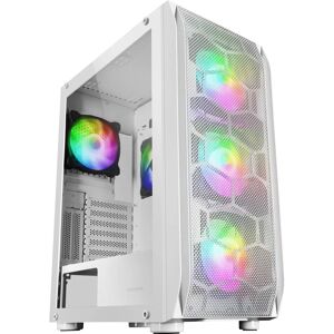 Mars Gaming MCKXW Weiß ATX PC-Gehäuse - Staubresistent, Temperiertes Glas Mars Gaming MCKXW Weiß ATX PC-Gehäuse - Staubresistent, Temperiertes Glas