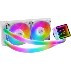 Refrigeración líquida Mars Gaming ML-ULTRA240 Blanco - CPU TDP 500W Refrigeración líquida Mars Gaming ML-ULTRA240 Blanco - CPU TDP 500W