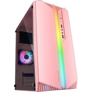Caixa Micro-ATX Mars Gaming MC-S1 Rosa com Iluminação ARGB & Janela Caixa Micro-ATX Mars Gaming MC-S1 Rosa com Iluminação ARGB & Janela