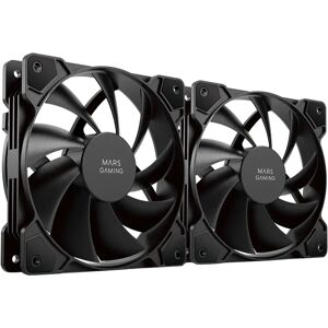 Mars Gaming MFPROX2 Schwarz 2er Kit - CPU Kühlsystem Mars Gaming MFPROX2 Schwarz 2er Kit - CPU Kühlsystem