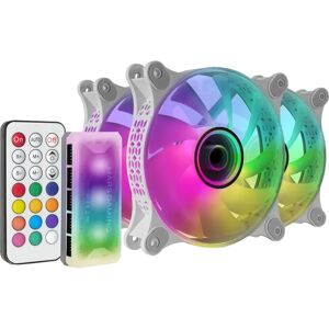 Sistema di raffreddamento Mars Gaming MF-3DKITW - 3 Ventilatori ARGB Sistema di raffreddamento Mars Gaming MF-3DKITW - 3 Ventilatori ARGB