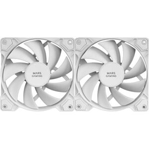 Mars Gaming MF-PWMX2 Weiß - Computer Gehäuselüfter-Set Mars Gaming MF-PWMX2 Weiß - Computer Gehäuselüfter-Set