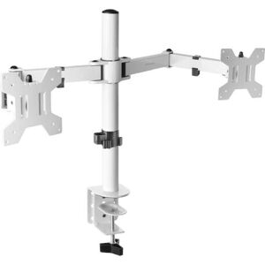 Mars Gaming MARM2W Dual Monitor Mount - Adjustable & Ergonomic Mars Gaming MARM2W Dual Monitor Mount - Adjustable & Ergonomic