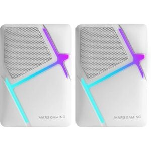 Mars Gaming MS-H Compacte RGB Speakers - 10W 3D Surround Mars Gaming MS-H Compacte RGB Speakers - 10W 3D Surround
