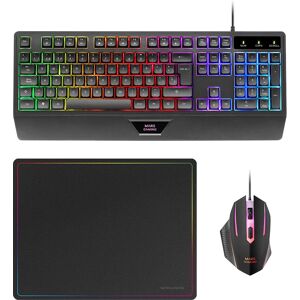 Combo Gaming MCP124 Tastiera e Mouse Ergonomici RGB Combo Gaming MCP124 Tastiera e Mouse Ergonomici RGB