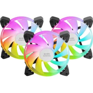 Mars Gaming MF-3A Kit - 120mm ARGB Fans for PC Mars Gaming MF-3A Kit - 120mm ARGB Fans for PC