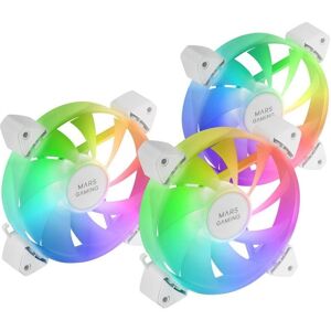 Mars Gaming MF-3A 120cm White ARGB Fan Kit Mars Gaming MF-3A 120cm White ARGB Fan Kit