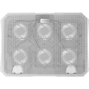 Mars Gaming MNBC23 Laptop Cooling Pad - 6 Fans, White, 16" Mars Gaming MNBC23 Laptop Cooling Pad - 6 Fans, White, 16"