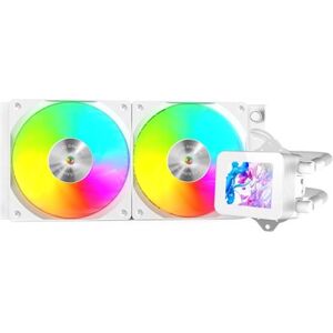 Mars Gaming ML-VISION240 Flüssigkeitskühler - 240mm, Schwarz Mars Gaming ML-VISION240 Flüssigkeitskühler - 240mm, Schwarz