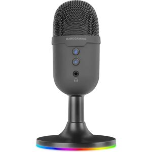 Mars Gaming MMIC-CX Black Microphone - Compact, ARGB, Cardioid Mars Gaming MMIC-CX Black Microphone - Compact, ARGB, Cardioid