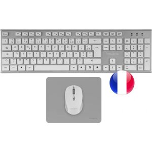 Ensemble sans fil Tacens ZENITH - Clavier et souris - Français - Blanc Ensemble sans fil Tacens ZENITH - Clavier et souris - Français - Blanc