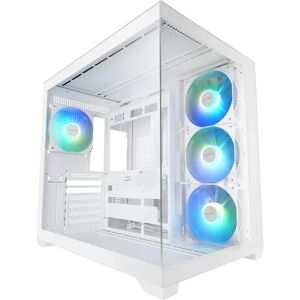 Mars Gaming MCV5 Vit Miditorn PC-Case med ARGB-fläktar Mars Gaming MCV5 Vit Miditorn PC-Case med ARGB-fläktar