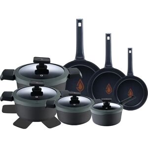 Set Pentole Masterpro Reeco MP Alluminio Antiaderente - 12 Pezzi Set Pentole Masterpro Reeco MP Alluminio Antiaderente - 12 Pezzi
