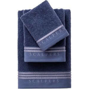 Scalpers Home Bath Towel Set - Cotton, Blue & Gray Scalpers Home Bath Towel Set - Cotton, Blue & Gray