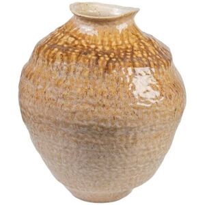 Romimex Vas Beige/Mustard - Vas - Porcelain - 31x39x34 cm Romimex Vas Beige/Mustard - Vas - Porcelain - 31x39x34 cm