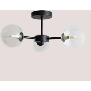 Sklum Industrielle Eisen Glas Deckenlampe - 3 Kugeln Sklum Industrielle Eisen Glas Deckenlampe - 3 Kugeln