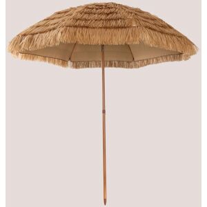 Ombrellone in Acciaio Rohs Ø220 cm - Stile Naturale - Ombra da Giardino Ombrellone in Acciaio Rohs Ø220 cm - Stile Naturale - Ombra da Giardino