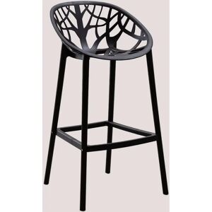 Sklum - Set di 2 Sgabelli Alti Ores - Nero - Set di sgabelli Sklum - Set di 2 Sgabelli Alti Ores - Nero - Set di sgabelli