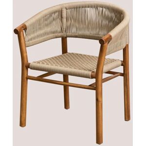 SKLUM - Set di 4 Sedie da Pranzo in Legno - Marrone Grano SKLUM - Set di 4 Sedie da Pranzo in Legno - Marrone Grano