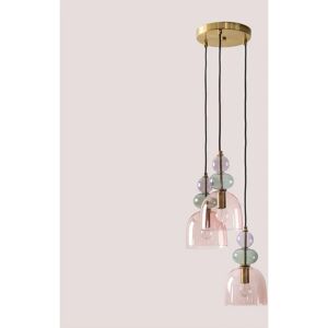 Lámpara de Techo en Cristal 3 Puntos - Multicolor, Ø20cm Lámpara de Techo en Cristal 3 Puntos - Multicolor, Ø20cm