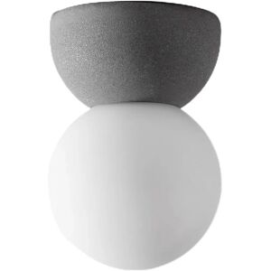 Plafonnier en Ciment SKLUM avec Boule en Verre - Grande Pièce - Publicité Plafonnier en Ciment SKLUM avec Boule en Verre - Grande Pièce - Publicité