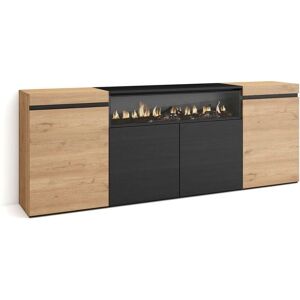 Skraut Home - Aparadores para salón - Modern - 200x75x35cm Skraut Home - Aparadores para salón - Modern - 200x75x35cm