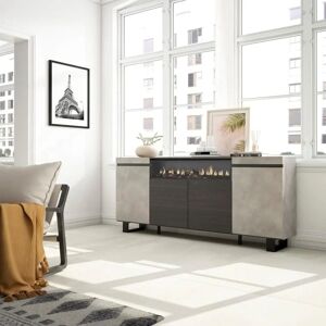 Skraut Home - Sideboard - Industrieller Stil - 4 Türen - 200x87x35cm Skraut Home - Sideboard - Industrieller Stil - 4 Türen - 200x87x35cm