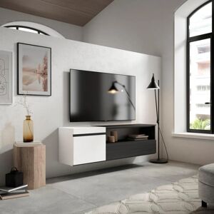 Skraut Home Wandmontiertes TV-Möbel - Für bis zu 65" - Moderner Fernsehtisch Skraut Home Wandmontiertes TV-Möbel - Für bis zu 65" - Moderner Fernsehtisch