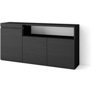 Skraut Home - Credenza Moderna - 150x75x35cm - Nero Skraut Home - Credenza Moderna - 150x75x35cm - Nero