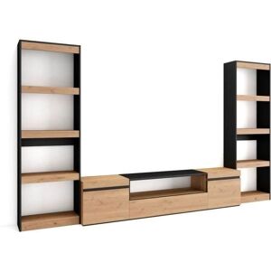 Skraut Home - Mueble de TV Moderno - 320x186x35cm - para hasta 80" TV Skraut Home - Mueble de TV Moderno - 320x186x35cm - para hasta 80" TV