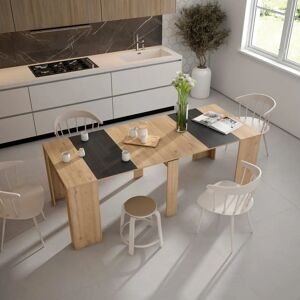 Skraut Home - Table à Manger Extensible - 220cm - 10 Places - Publicité Skraut Home - Table à Manger Extensible - 220cm - 10 Places - Publicité